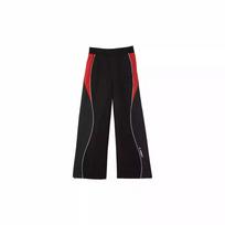 Puma Woven Beyond The Speed Pant Retro Sports Splicing Design Loose Wide Leg Mid Rise Versatile Casual Pants Women pants Black 631086-01 M red