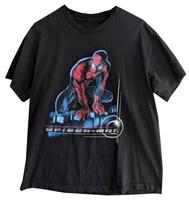 NEW Y2K Spider-Man Movie Promo Marvel T-Shirt Size S-5XL Reprint Unisex T-Shirt L black