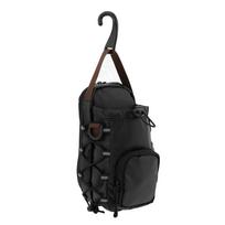Magnetic Gym Sling Bag with Bottle Holder Gym Crossbody Bag Gym Bottle Carrier Bag for Gym Sports Travel Carry-on Items juoda