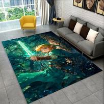 Klasikinis žaidimas Z-Zelda Animacinis Link Kilimas Kilimas Žaidimų Kambariui Miegamajam Svetainei Sofai Namų Dekoras, Vaikų Plotas Kilimas Neslystantis Grindų Kilimėlis 80x120cm