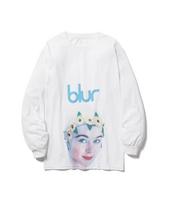 White Blur Rock Band  Leisure  Graphic Crewneck Sweatshirt Mens Women Vintage Streetwear 120 white