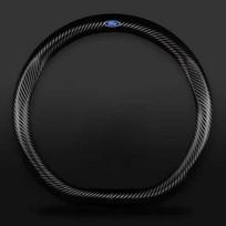 For Ford Mondeo Focus Raptor Puma Edge Explorer Ecosport Ranger F150 Fiesta Kuga Car Carbon fiber Anti-slip Steering Wheel Cover