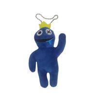 High-quality Plush Toy Keychain With Cute Rainbow Friends Design For Kids And Adults Dark Blue HandsUp blue