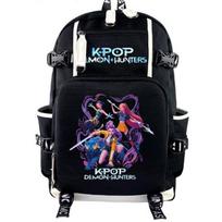 Kpop Demon Hunters Print Unisex Large Backpack Student School Waterproof Bag