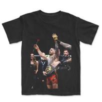 COMBATWEAR Winner Llia Topuria Graphic Tee, UFC Shirt, Graphic Tee T-Shirt XXL gray