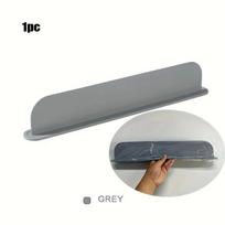 1pc Hot Sales Silicone Sink Splash Guard with Suction Cups - Water Barrier for Kitchen, Lab & Dishwashing Basins pilka spalva