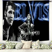 Elvis Sieninis Gobelenas Estetiškas Sienos Kabinamas Spausdintas Audinio Pledas Dekoratyviniai Gobelenai Miegamajam Svetainei Namų Dekoras 150cm x 200cm
