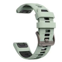 QuickFit 26mm 22mm sportinio silikoninio laikrodžio apyrankė, skirta Garmin Fenix ​​8 E 47mm 51mm 7X 7 Pro 6 6X / Epix Gen 2 / Enduro 3 dirželio apyrankė For Garmin 22mm white