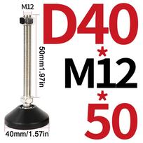 1Pcs M8 M10 M12 Leveling Foot Cup 304 Stainless Steel Screw Universal Adjustment Feet  For Appliance D50*M10*50