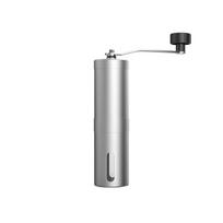 Stainless Steel Hand Crank Coffee Grinder Adjustable Handmade Hand Coffee Mill Ceramic Burrs Professional Manual Coffee Grinder sidabras