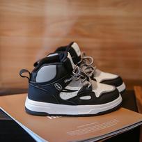 Tênis High Top Kid Sneakers New Lace Up Casual Shoe Lightweight Running Shoe Soft Sole Board Shoe Kid Shoe Girl Shoes Zapatillas 26-insole16.3cm