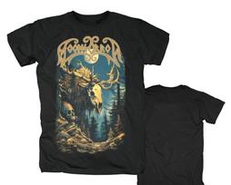 Unisex shirt Cotton Oversize Large Size Moonsorrow Rock Metal T-Shirt Tee M gray