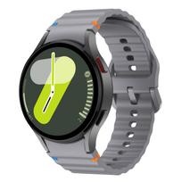 Original Silicone band for Samsung Galaxy Watch 7 FE 6 4 5 pro 44mm 40mm 45mm Bracelet Galaxy Watch4 6 Classic 43mm 47mm Strap Galaxy 5 pro 45mm gray