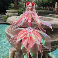 45cm Madinga Undinėlės Princesės BABI Lėlės Žaislai Kūno Sąnariai Judrūs Graži Žuvies Uodega Mielas 1/6 BJD Princesės Lėlė Žaidimų Namelis Žaislai 45cm gray