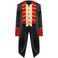 Vaikų Revoliucijos karo kostiumas Kolonijinis Britų Raudonasis Paltas Frakas Istorinis Karinis Uniformos Cosplay Apranga 11-12 Years juoda