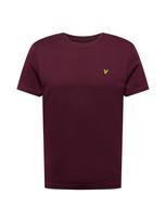 Lyle & Scott Marškinėliai 'Plain' burgundiško vyno spalva
