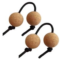 Cork Sandball Hand Aslatua African Shaker Rattle Rhythm Instrument Percussion Sandball for Kids Adults Beginner 2