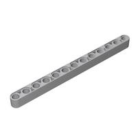 15PCS 41239 Technical Liftarm Thick 1 x 13 Bricks Toy For Technical MOC Buildings Blocks Compatible High-Tech Gift gray
