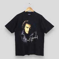 Vintage 90's Neil Diamond Classics Rock Black Tshirt Large 1990s Neil Diamond In The Round 1996 Us Tour Music Concert Pop Singer Tee Size L 140 gray