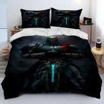 God Of War Game Gamers Kratos Comforter Bedding SetDuvet Cover Bed Set Quilt Cover PillowcaseKing Queen Size Bedding Set Kids AU Double(180*210cm)3pcs
