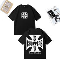 Paul Walker Marškinėliai West Coast Choppers Vyriški Marškinėliai Moteriški Derlingi Laisvi Viršutiniai Drabužiai Medvilniniai Trumpomis Rankovėmis Hip Hop Gatvės Stiliaus Unisex Marškinėliai... M įvairiaspalvis