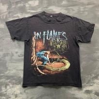 Vintage In Flames Shirt Mens Medium Black 2008 Tour North America 3XL gray