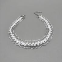 Elegant Vintage Black Lace Clavicle Choker Necklace For Women 1 item balta