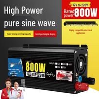 Pure Sine Wave Vehicle Power Inverter red