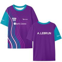 Felix Lebrun Alex WTT Stalo teniso komandos marškinėliai Greitai džiūstantys Ledo šilko trumpomis rankovėmis T-shirt Unisex Sportinis T-shirt XL