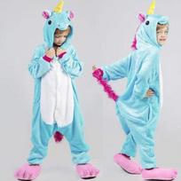 Su batais Kigurumi Onesie Vaikai Vienaragis Pižama Vaikams Gyvūnai Animaciniai Miegamukai Kūdikių Kostiumas Žiemos Mergaitėms Licorne Jumspuit 8t white