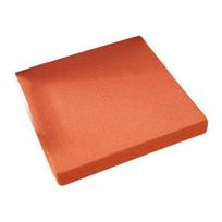 Neperšlampama sėdynės pagalvėlė su neslystančia guminė nugarėlė, užtrauktuko dizainas, aukščio komforto atrama 40x40cm oranžinė