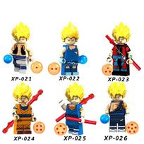 Dragon Ball Super Mini Figūrėlių Rinkinys iš 8 Wukong Veikėjų Kolekcionuojami Žaislai Mini Veiksmo Figūrėlės Modelis Surinkti Vaikų Dovana yellow