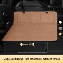 OEINGOEING Car Rear Seat Foldable Sleeping Mat 62x69 black