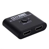 4K@60Hz HDMI Bi-Directional 2-Port Switch Splitter For Laptop PC PS3 PS4 TV Box Monitor Projector