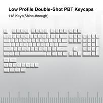 Xiaomi 143 Key Low Profile PBT Keycaps Backlit Shine Through RGB Key cap for 60% 61/87/104 Cherry Gateron MX Gamer Mechanical Keyboard
