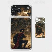 Cool Sparta Premium Skin Wrap for iPhone 17 Pro/Max, Back Frame Camera Protective Decal (Not Case) iPhone17pro black
