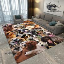 3D mielas šuo margintas kilimas virtuvės kilimėliai Neslystantis kilimas lauko kilimai zoninis kilimas miegamojo dekoras rožinis kambario dekoras gimtadienio dovana 80x120cm