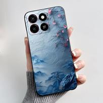 For ZTE Blade A35 Case For ZTE Blade A55 Cover Shockproof Black Silicone Phone Casing for ZTE A55 A35 Aesthetic Cute Cat Bumper ZTE Blade A55
