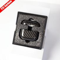 YTF-carbon Anglies pluošto dėklas For AirPods 3 Belaidžio įkrovimo Bluetooth ausinių odos apdangalas For AirPods pro2 Plonas ir lengvas Airpods Pro gray