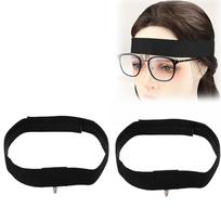 Polyester Eyeglass Lifting Strap Nose Guard Glasses Holder  Broken Nose Recovery Septoplasty TWO black