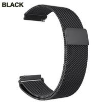 18mm 20mm 22mm Metalinis dirželis Garmin Vivoactive 3 4 4s 5 6 laikrodžiui Venu 2 2s 3s SQ apyrankė Venu 4 41mm 45mm Milanese Loop Vivoactive 4 juoda