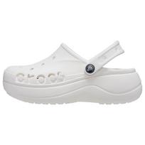 Crocs Baya Platform Clog EVA Clogs 4.1cm Women's White 208186-100 39-40 balta