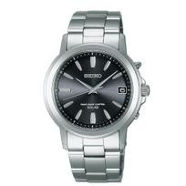 SEIKO SELECTION SBTM169 mens wristwatch solar radio-controlled date calendar equipped black dial black