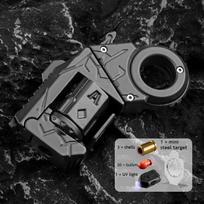 Alloy Mini Shell Ejecting Gun Fidget Toy Mechanical Hand Spinner Stress Relief Multiple Modes Toy Christmas Gift Boys