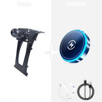 2008-2013 m. BMW X5 E70 Automobilinis telefono laikiklis Belaidis įkroviklis Magsafe laikiklis Automatinis fiksavimas Stiprus magnetas Automobiliniai priedai Base and holder 3