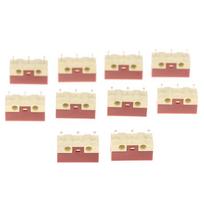 4/10Pcs Silent Micro Switch 20 Millions Click Lifetime Computer Mouse Mute Micro Switches 3Pins 10pcs beige