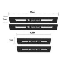 Anglies pluošto automobilio durų slenksčio apsauginė lipni plėvelė Braižymosi plokštelė Peugeot 406 405 205 3008 206 308 208 408 508 407 107 307 5008
