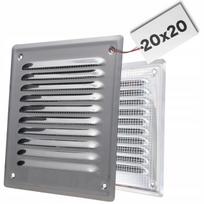 Metal Painted Grille 20X20 Screwed Stainless Steel