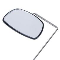 Bike Bicycle Riding Mirror Helmet Mount Rearview Rear View Eyeglass white