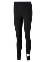 PUMA Sportinės kelnės 'Essentials' juoda / balta